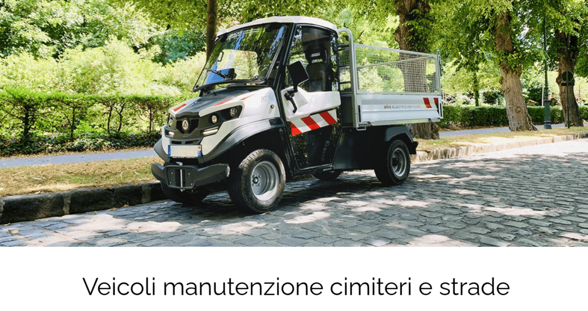 cimitero mezzi elettrici