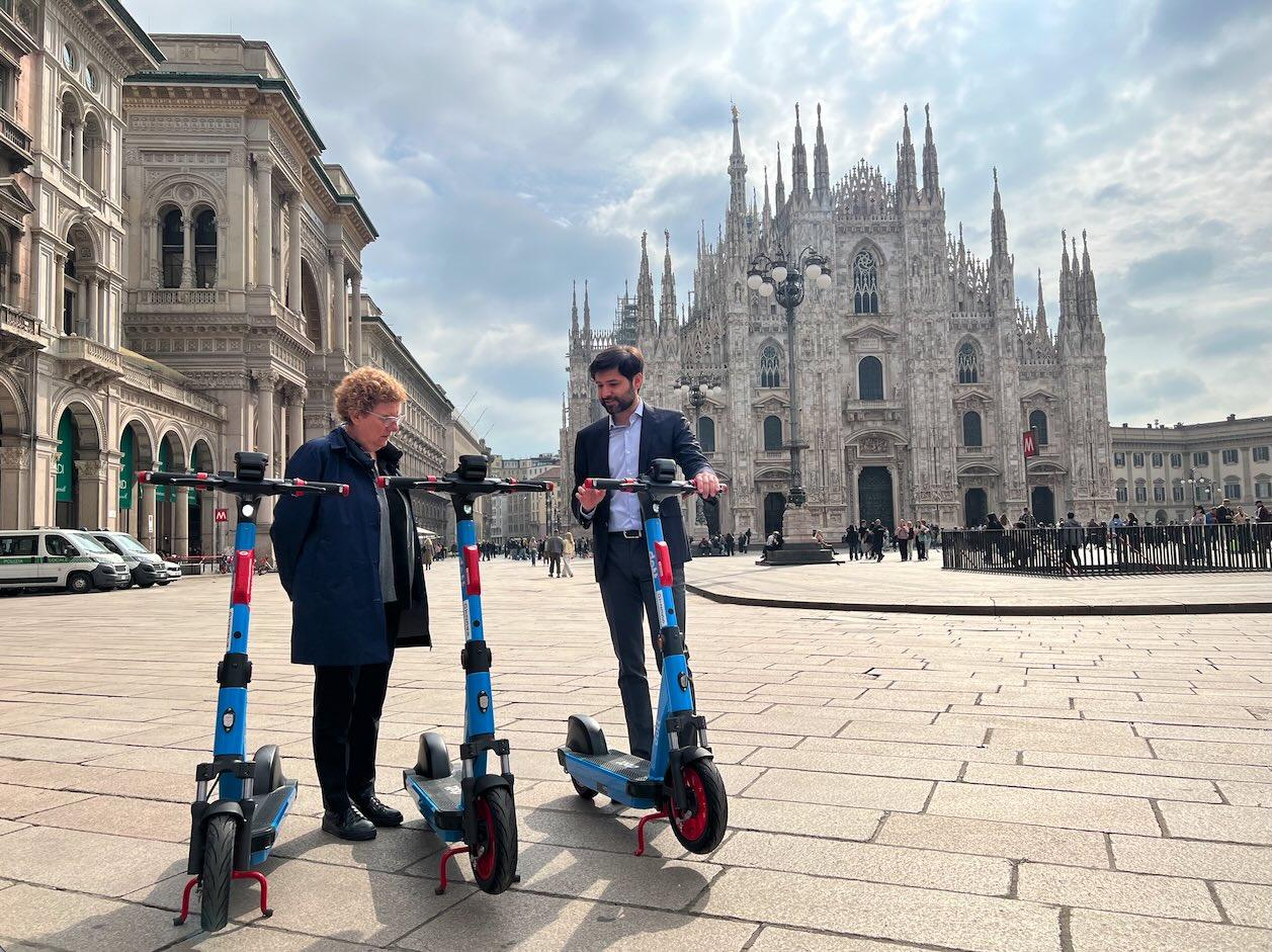 I nuovi monopattini Dott in sharing a Milano