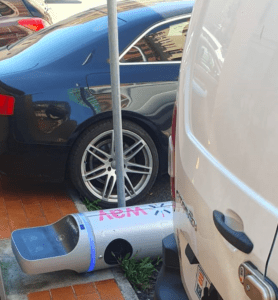 la colonnina pendente