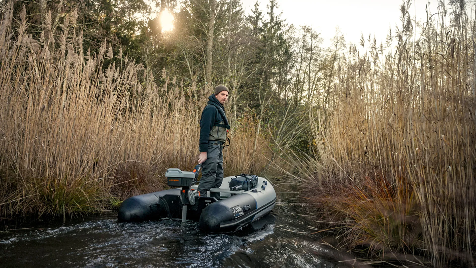 Hendrik Wirschum su fuoribordo elettrico Nautica Flash