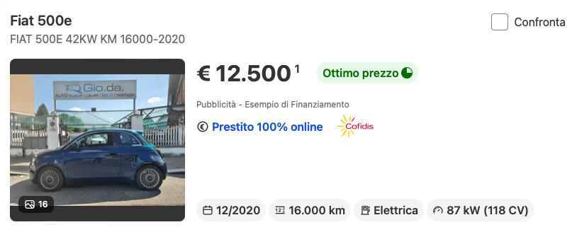 una Leapmotor T03 usata
