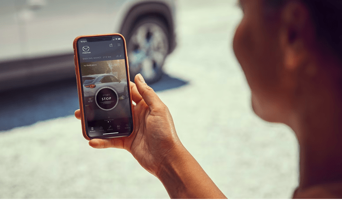 Ricarica con app Mazda