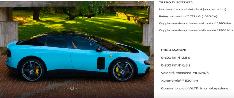 eccola la Ferrari Luce 