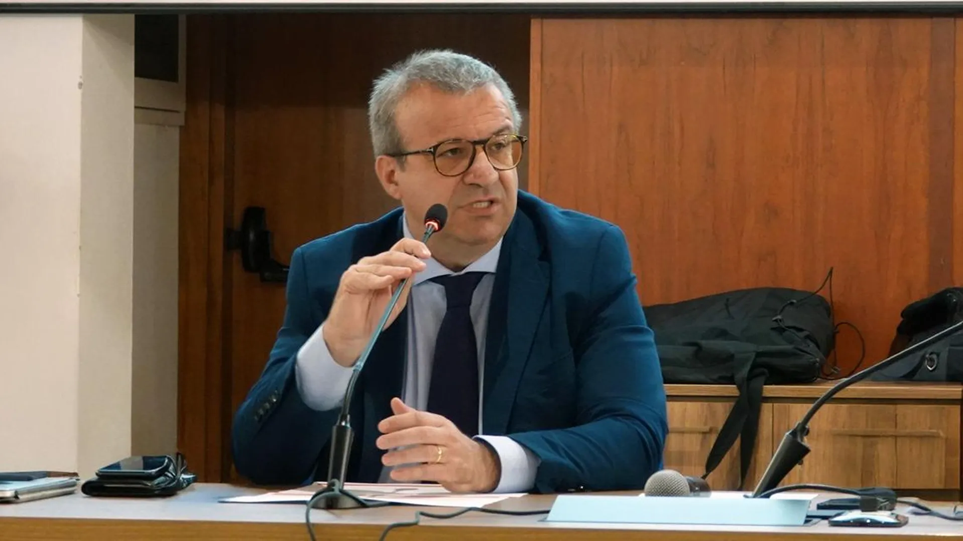 L'assessore regionale all'industria Emanuele Cani