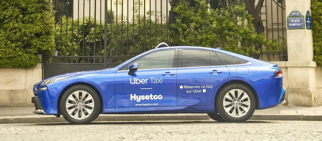 Uber taxi a idrogeno