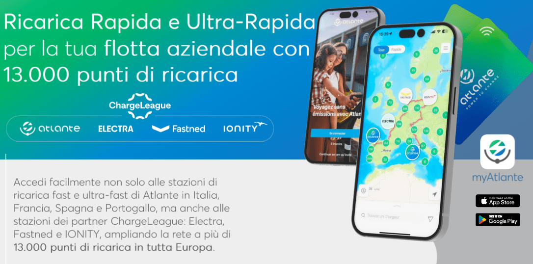 Atlante ricarica le flotte