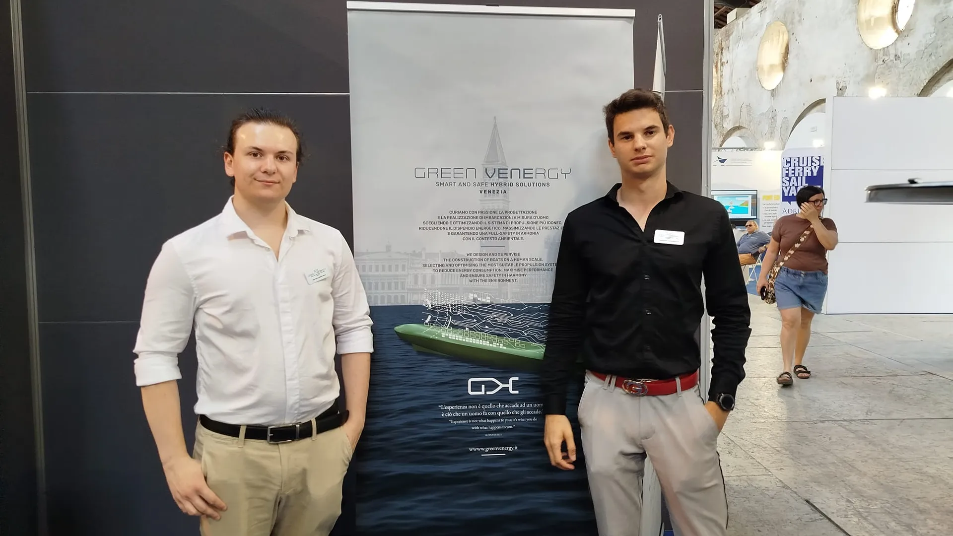 imprenditori di Green Venergy sicurezza in barca