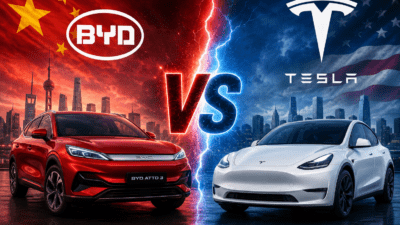 BYD Tesla
