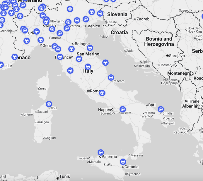 summer tour di Tesla