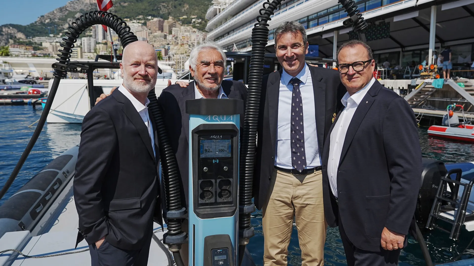 I protagonisti della sinergia nautica elettrica Aqua superPower