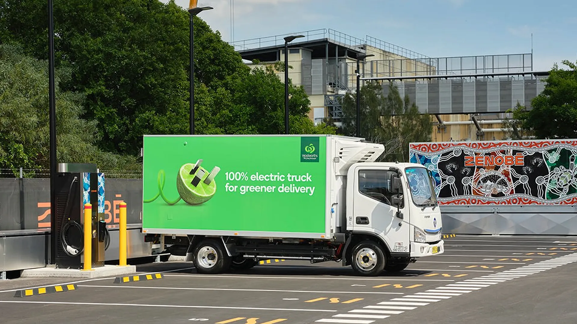 camion elettrico Foton T5 in ricarica batterie Camion