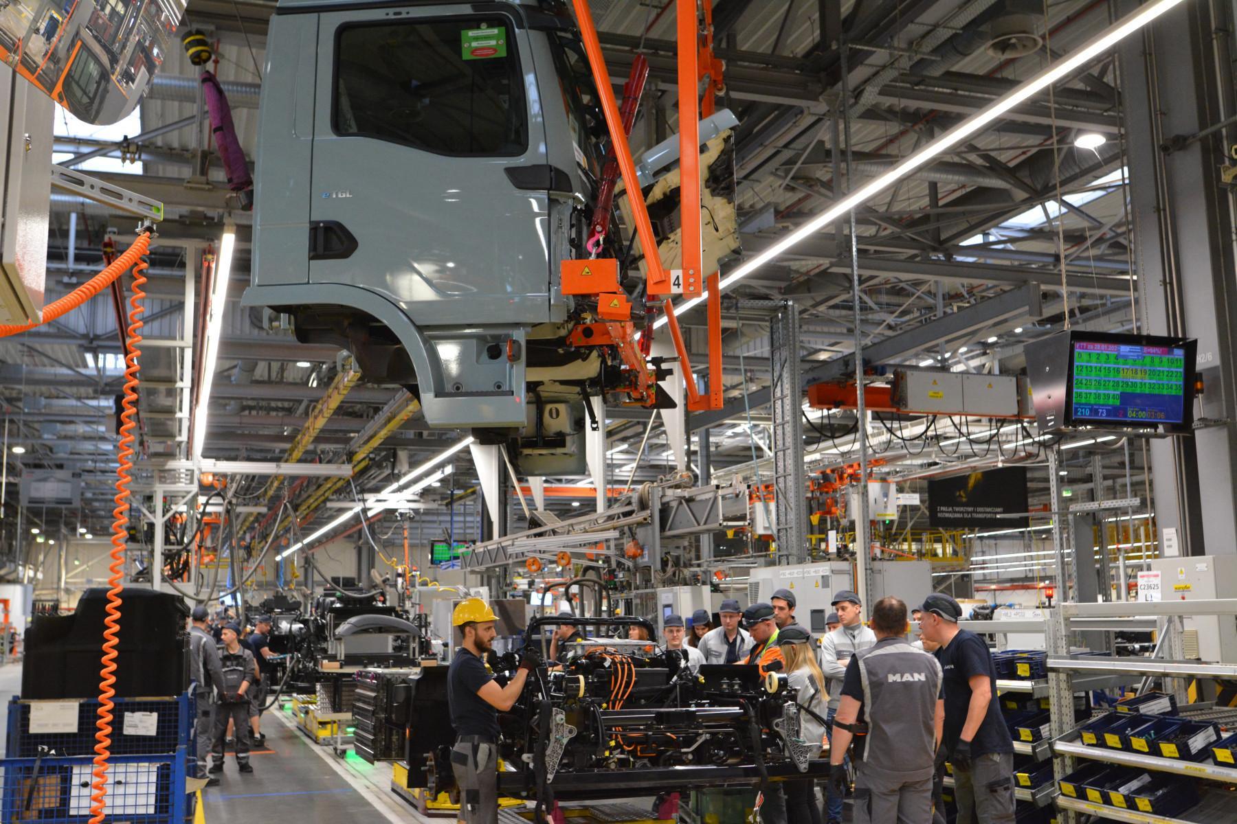 fabbrica camion elettrico Man camion elettrici MAN