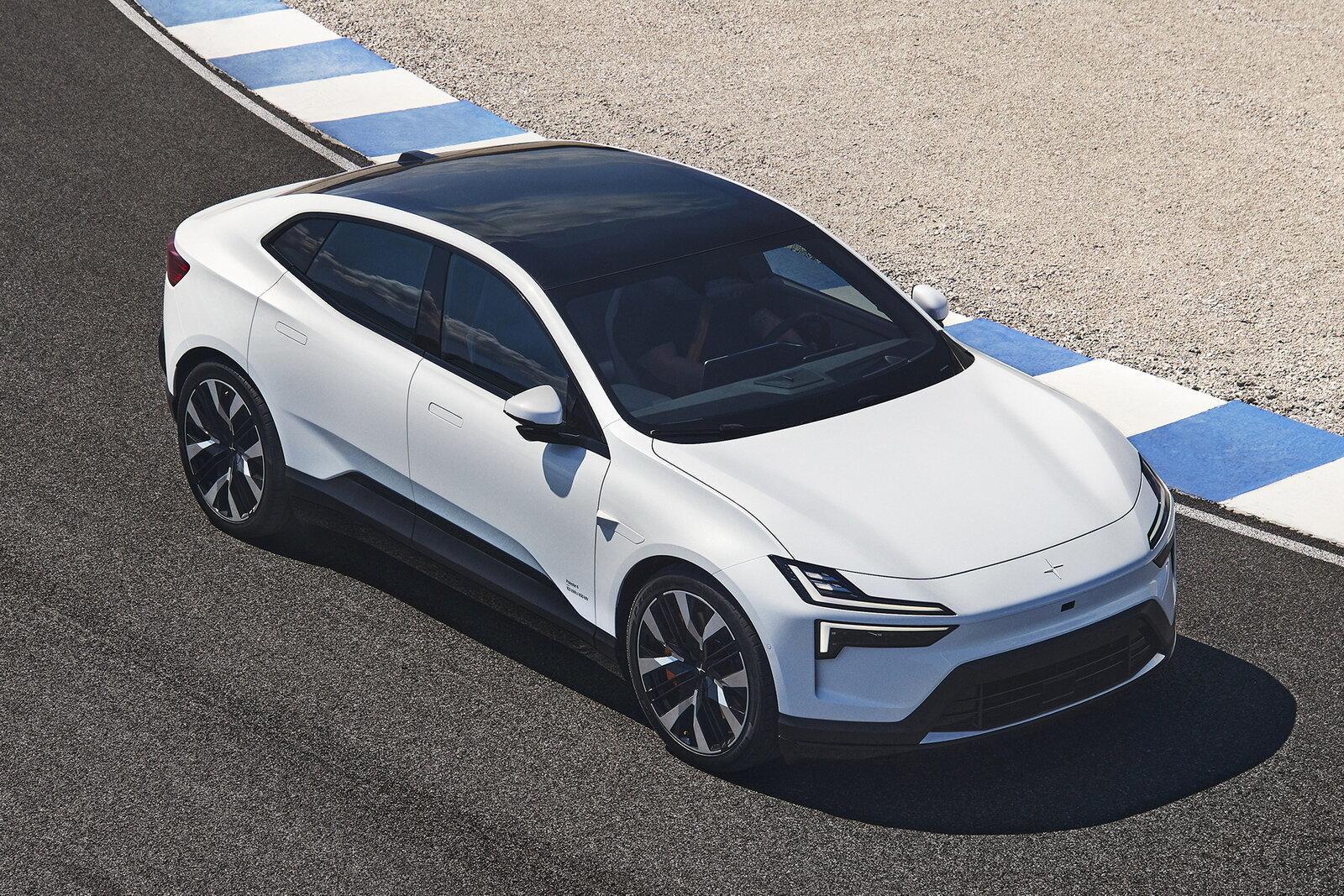 Polestar 4 nella versione attuale, d'ora in poi denominata Coupè Polestar 4 SUV