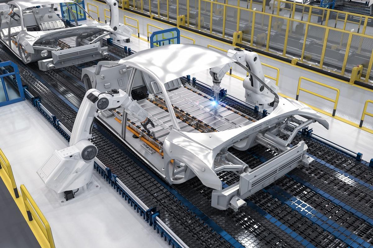 Catena di produzione di auto a betterie Battery Booster
