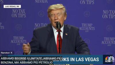 trump auto elettrica