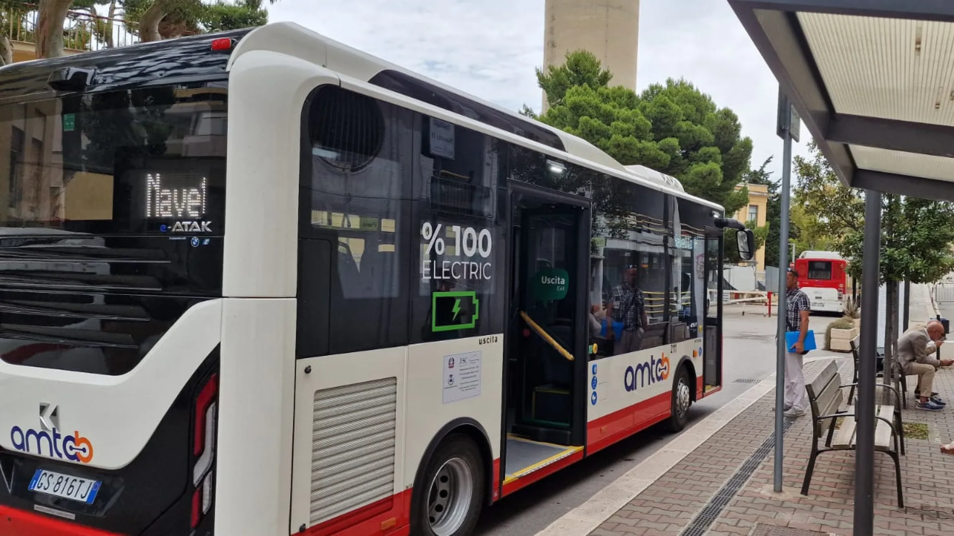 autobus elettrico a Bari E-bus