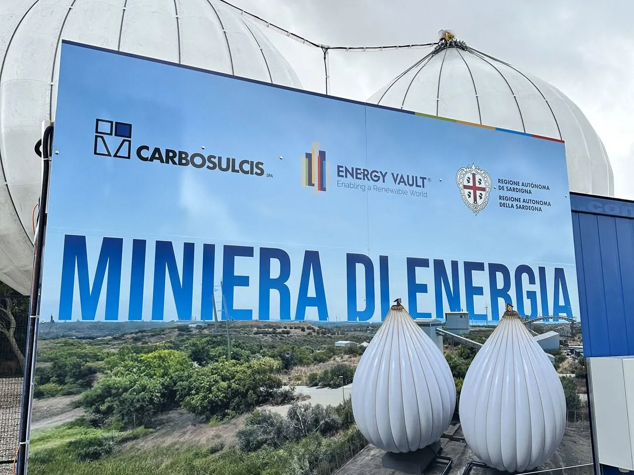 miniera sulcis con il progetto di Energy Vault Data Center