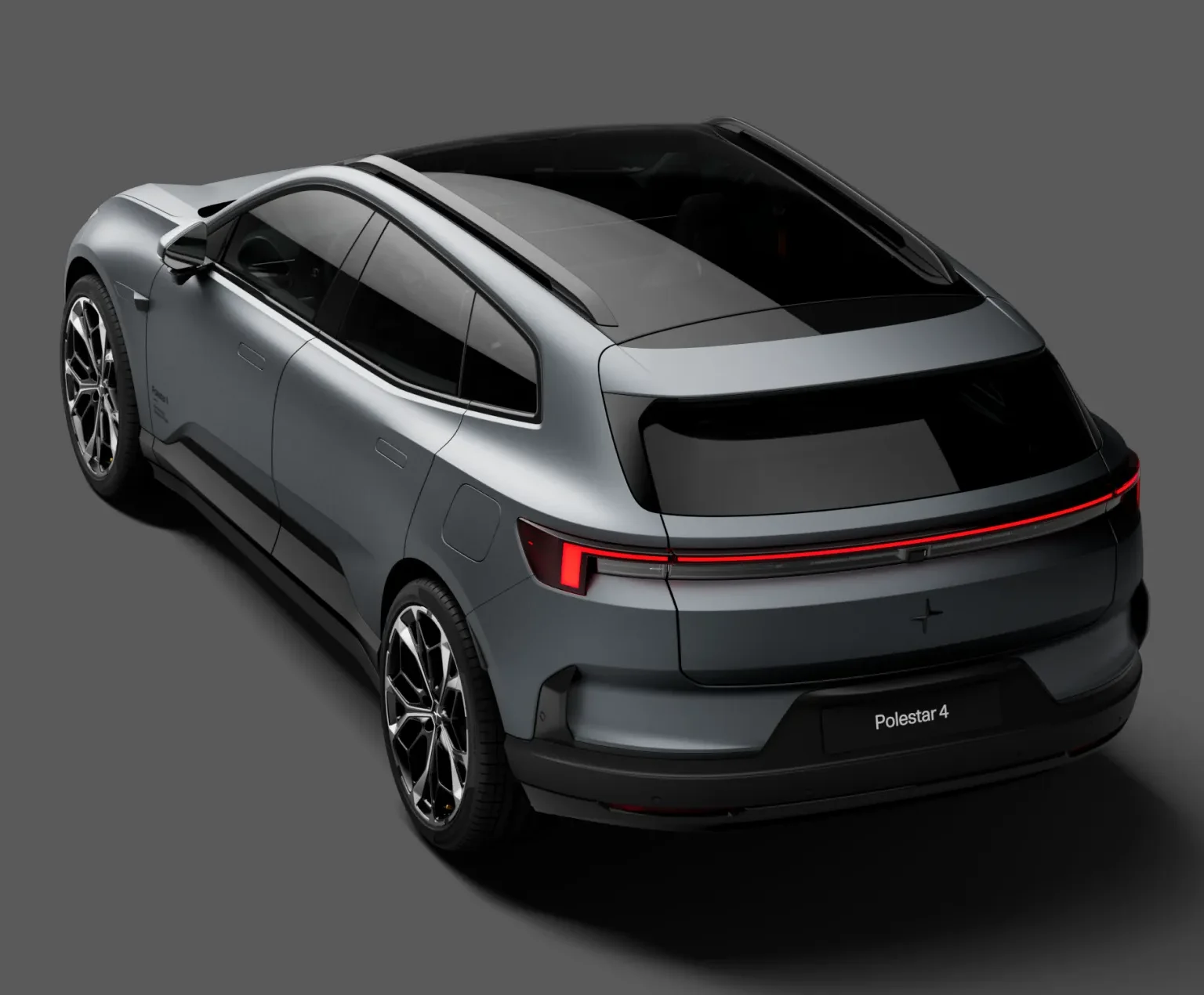 visione posyeriore della Polestar 4 SUV Polestar 4 SUV