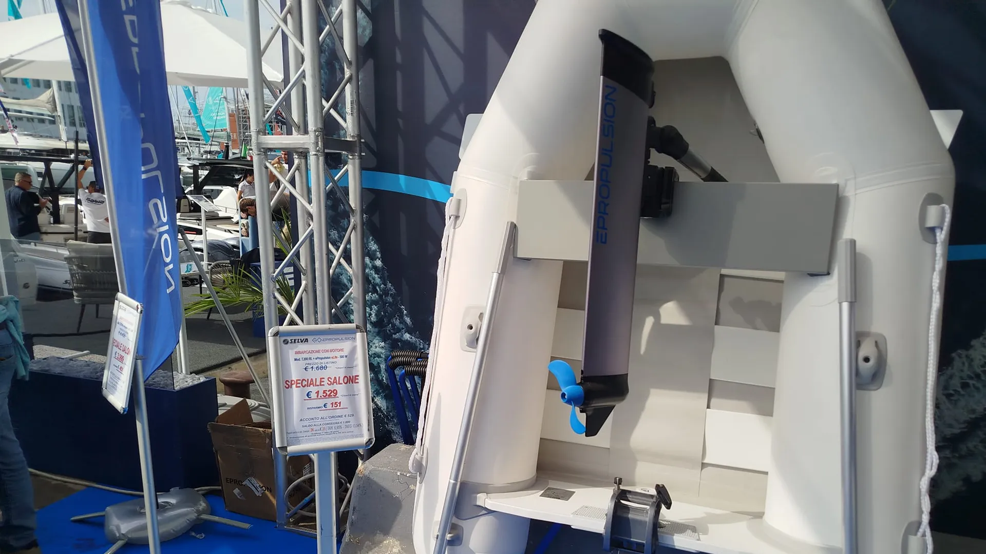 tender elettrico Salone