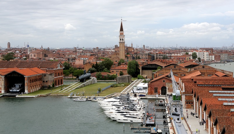 Una veduta sull'Arsenale