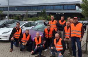 Tesla, protesta a Tilburg