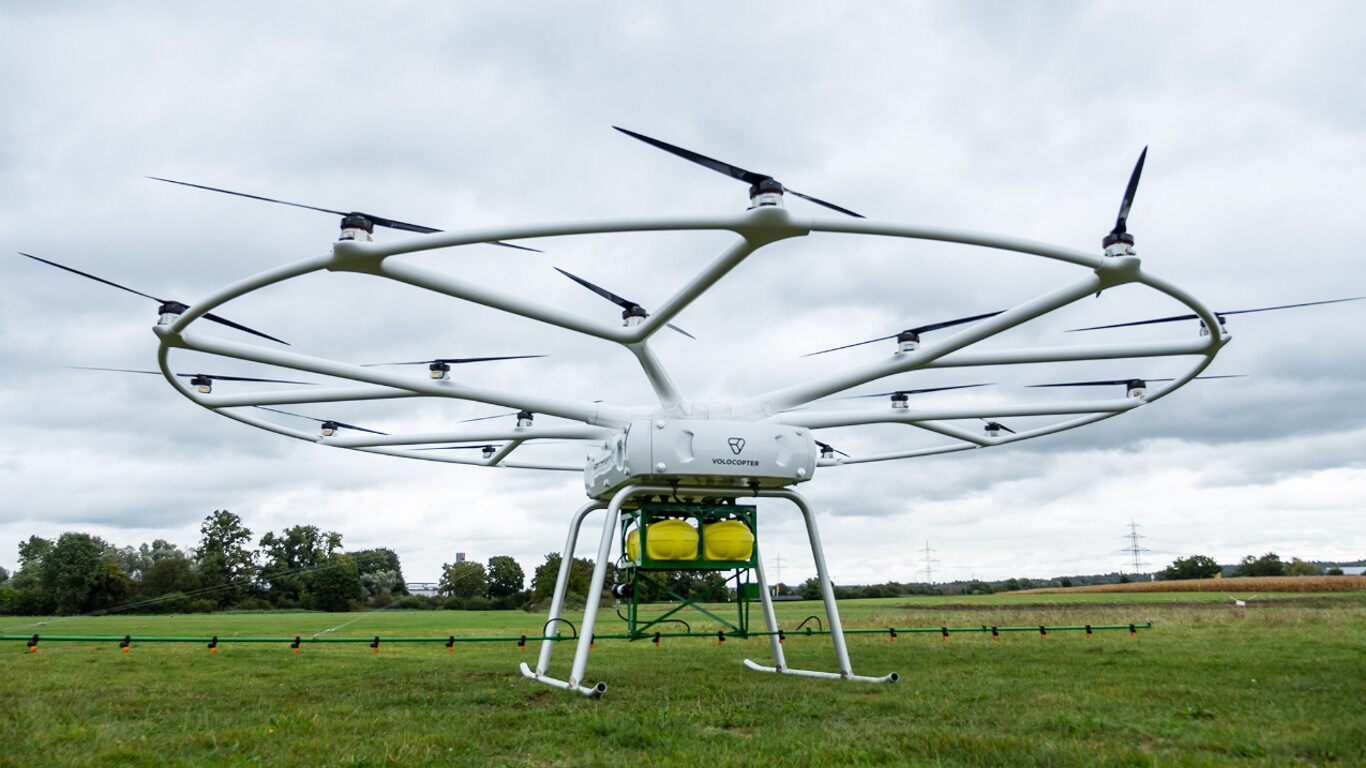 Un Volodrone per l'agricoltura trump machcine agricole
