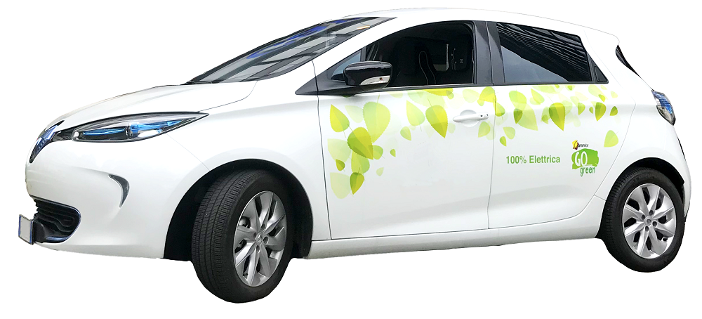 un'auto elettrica aziendale