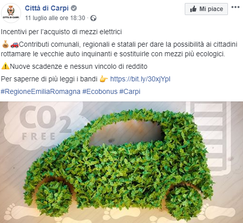 l'avviso del contributo comunale 