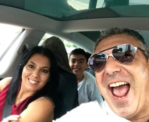 La famiglia nel tour elettrico