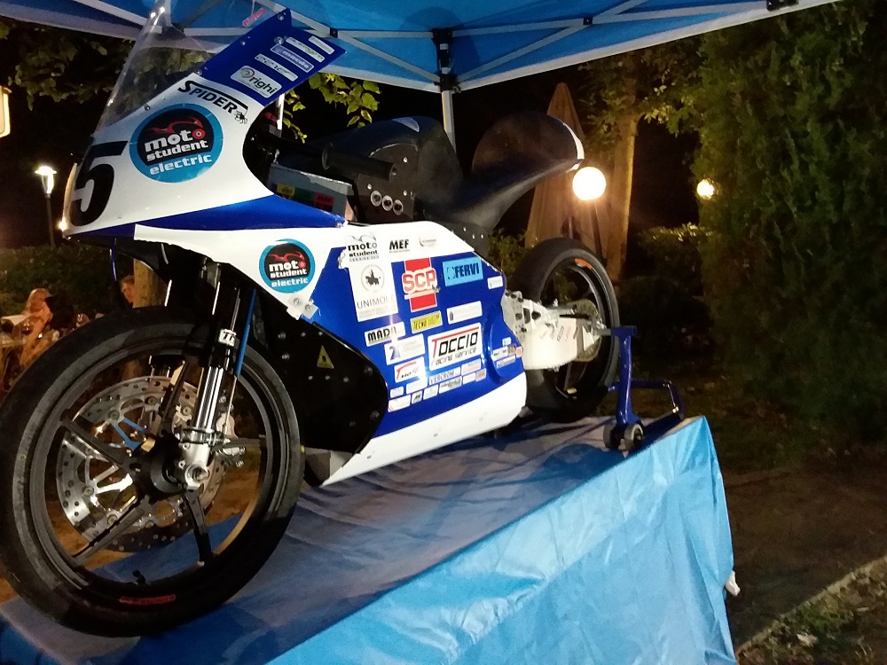 La moto esposta a Modena