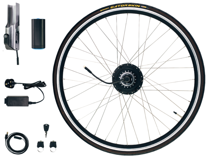 kit per far diventare la bicicletta normale e bike