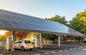Tetto solare per auto elettrica