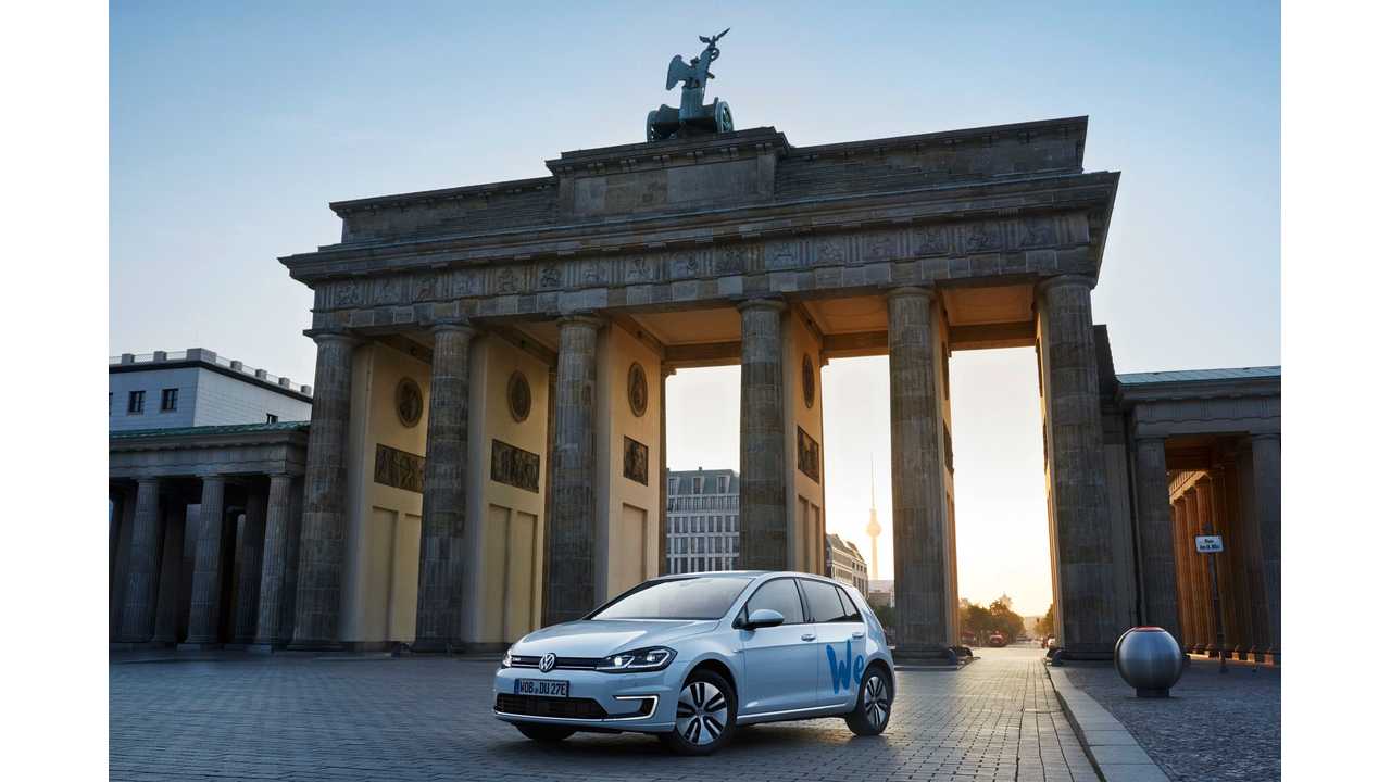 volkswagen weshare car sharing a berlino